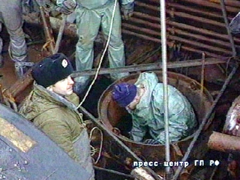 Тела погибших подводников АПЛ Курск