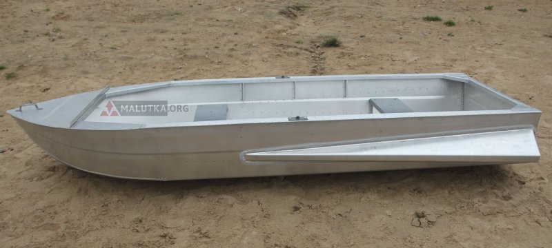 Алюминиевая лодка Малютка-н 2.9 м., с булями
