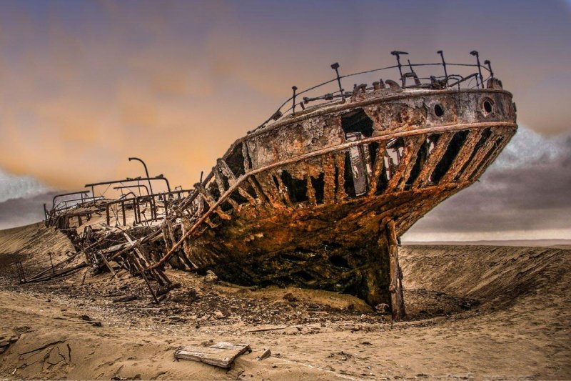 Намибия берег скелетов (Skeleton Coast)