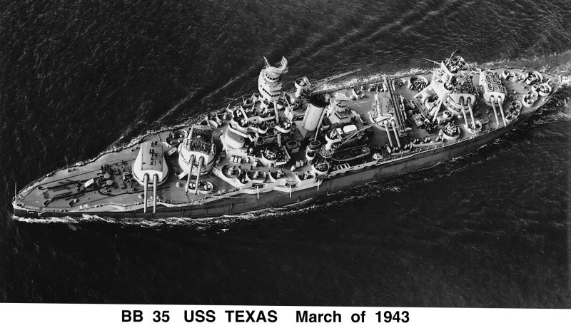 Линкор Техас USS bb35
