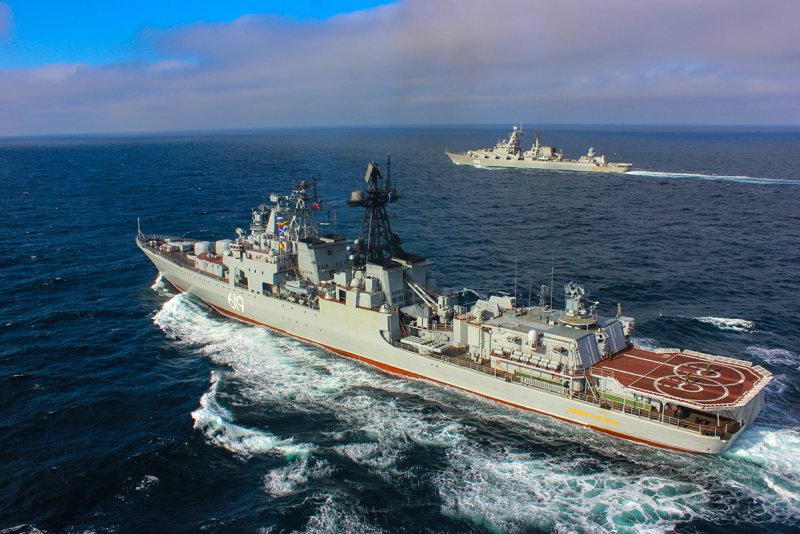 Большой противолодочный корабль Северного флота "Североморск"