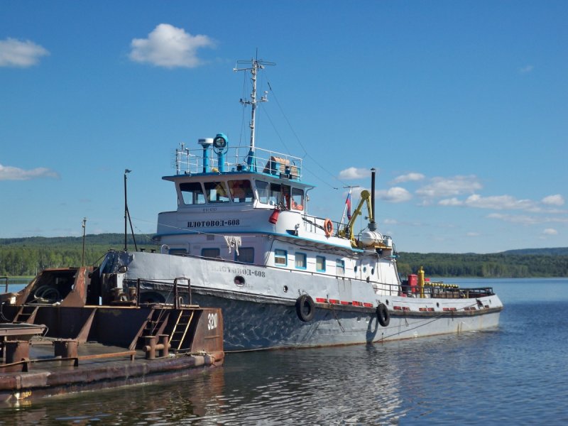 Буксир толкач плотовод