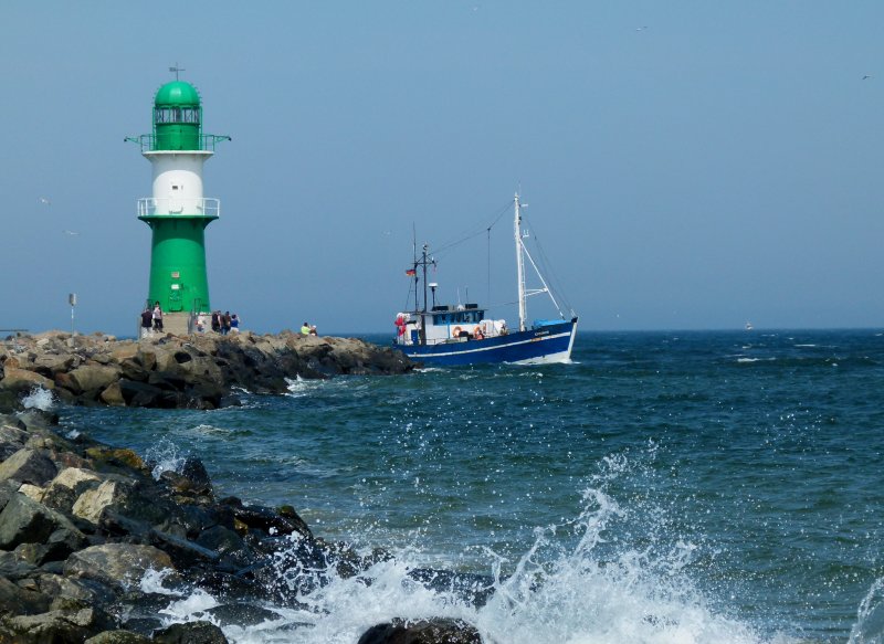 Свиноуйсьценский Маяк Балтийское море