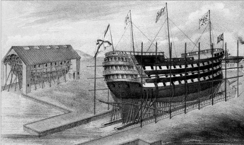Двенадцать апостолов линейный корабль, 1841