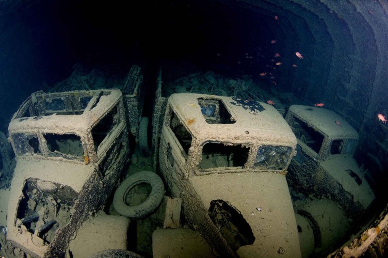 Корабль SS Thistlegorm, красное море