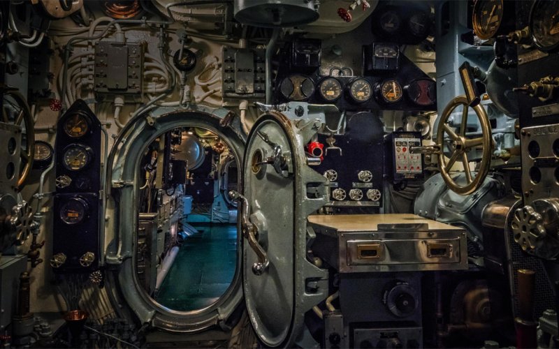 USS Nautilus подводная лодка внутри