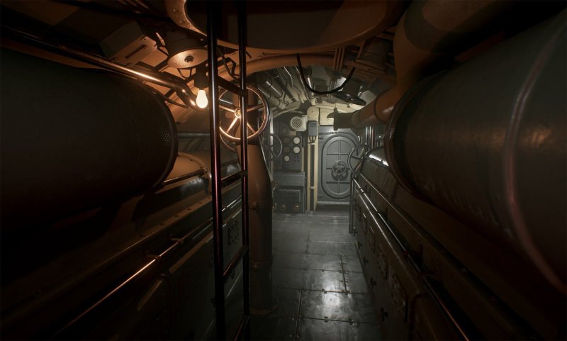 Внутри подводной лодки u-4712