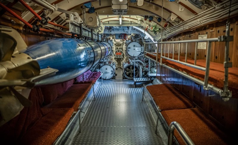 Внутри подводной лодки u-4712