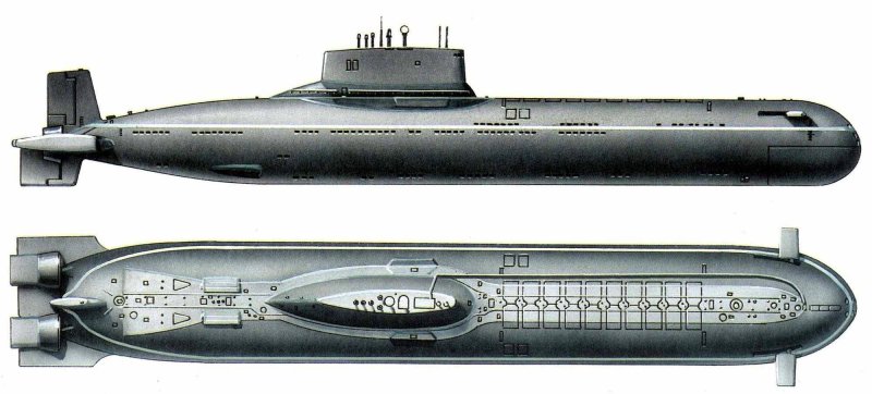 Подводная лодка акула проект 941