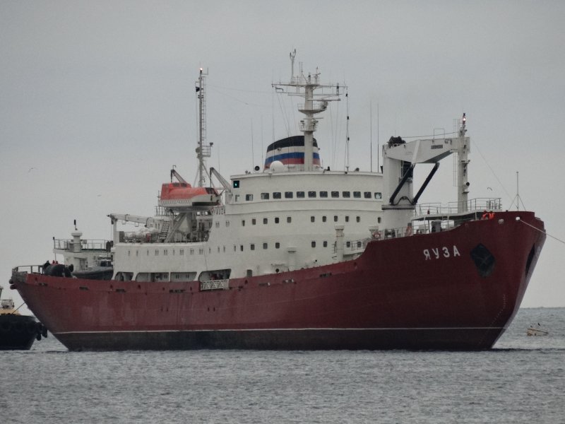 Большой морской сухогрузный транспорт Яуза