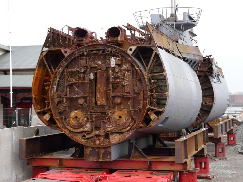 Подъем немецкой подлодки u-534