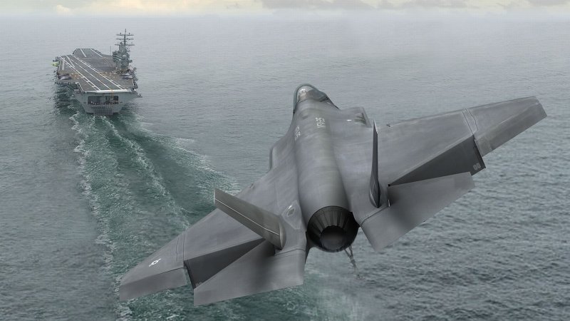 F 35 на авианосце