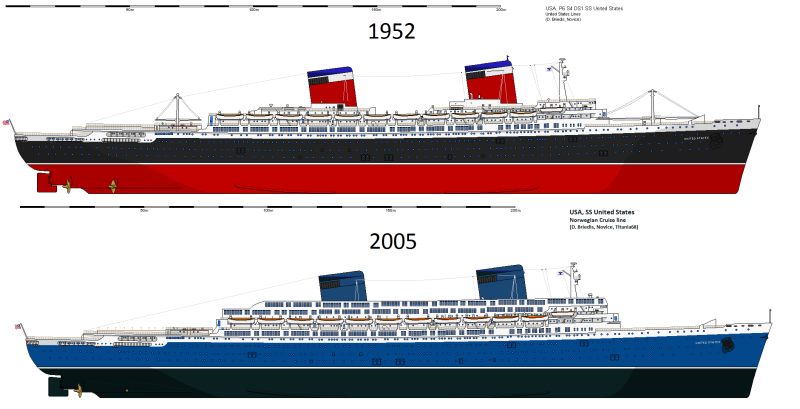 SS United States чертежи