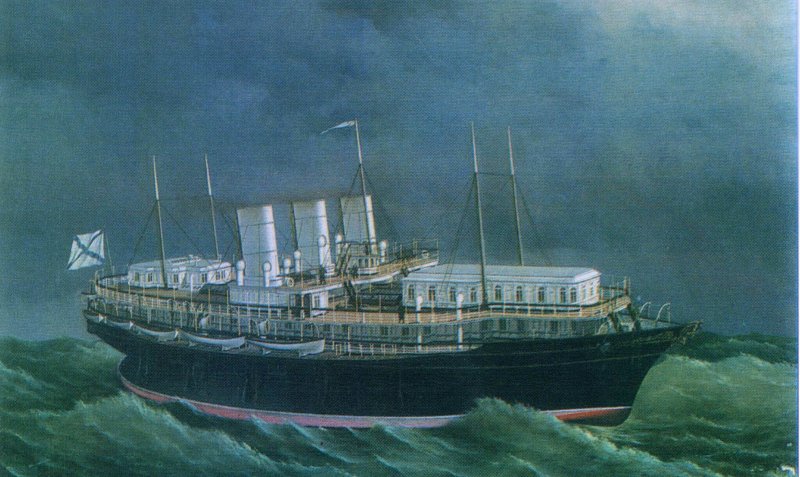 Императорская яхта Ливадия 1873