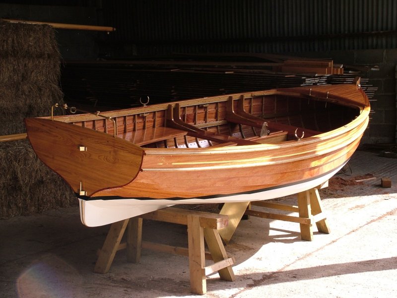 Wooden clinker Boat
