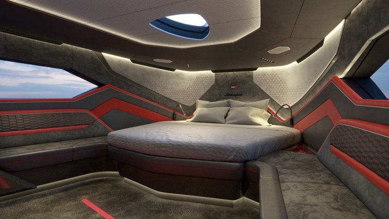 Ламборгини яхта 63 Interior