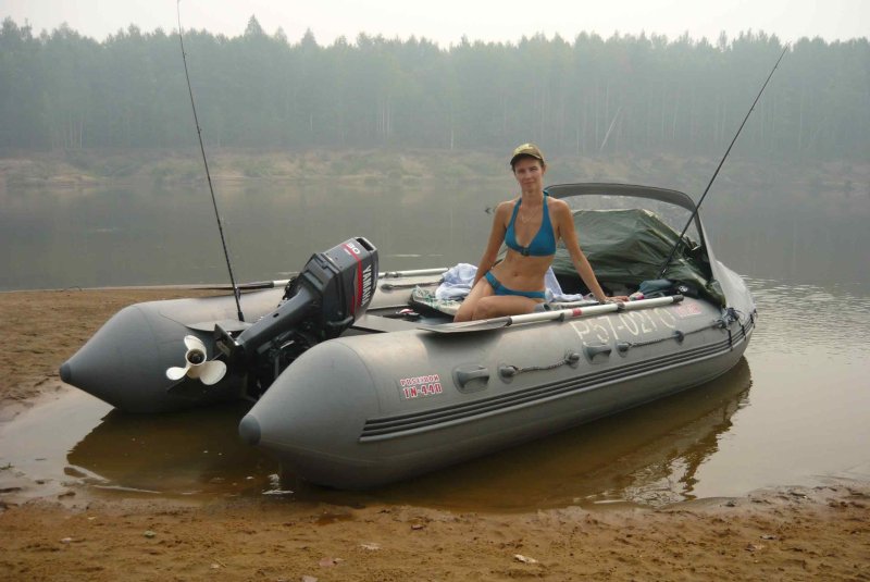Лодка ПВХ 340 С мотором Ямаха 9.9