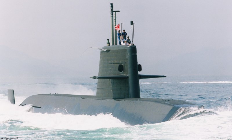 Japanese Maritime self-Defense Force Submarine Mochishio (SS-574)