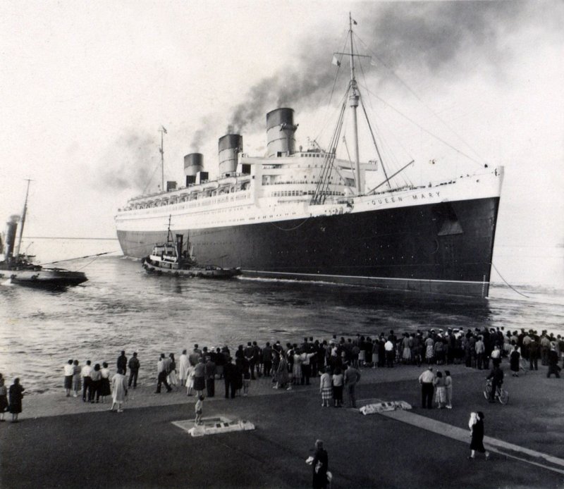 Queen Mary лайнер 1934