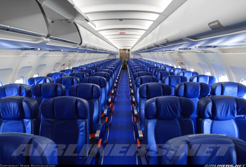 Airbus a319 салон