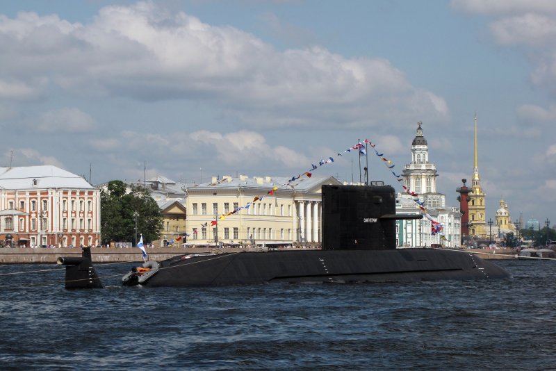 День ВМФ В Санкт-Петербурге подводная лодка