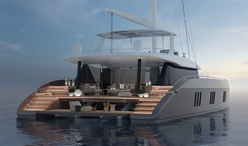 Катамаран Sunreef парусный