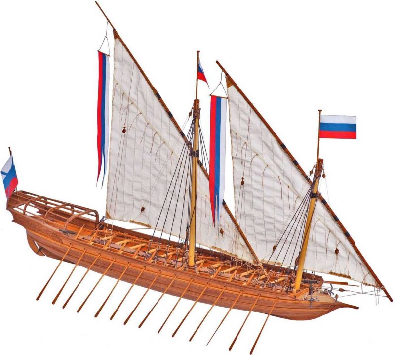 Модель Азовской скампавеи
