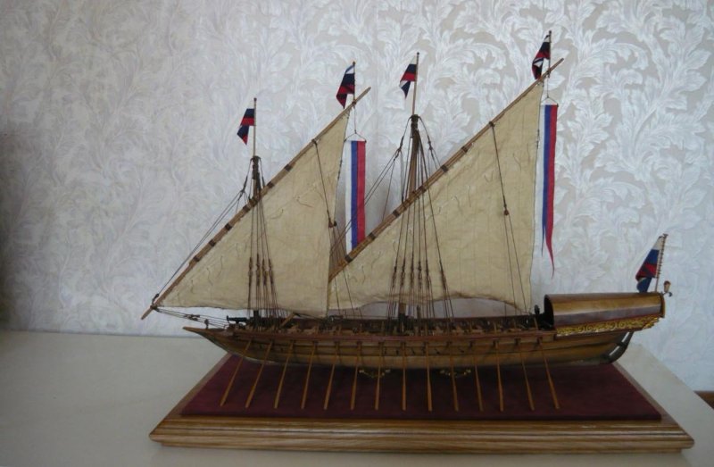 Азовская Скампавея Петра 1