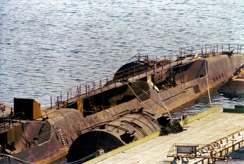АПЛ К-431 В бухте Чажма