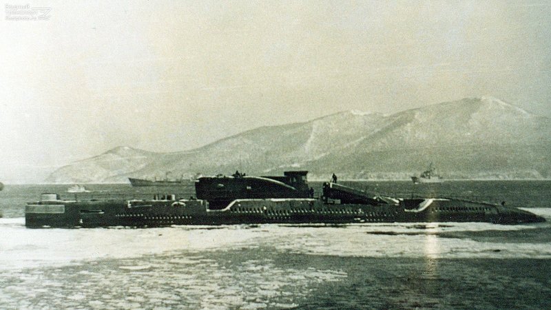 Бухта Чажма подводная лодка к-116