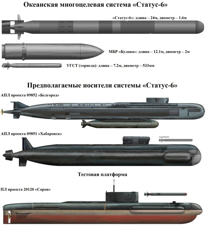 Подводная ядерная торпеда статус-6