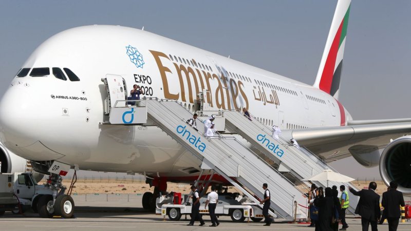 Авиакомпания Эмирейтс Аэробус а380