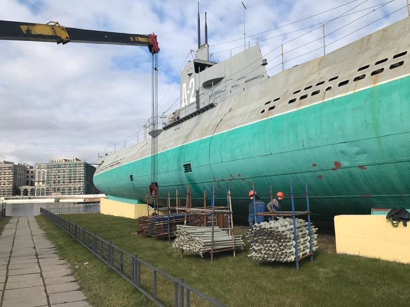 Подводная лодка Народоволец в Санкт-Петербурге