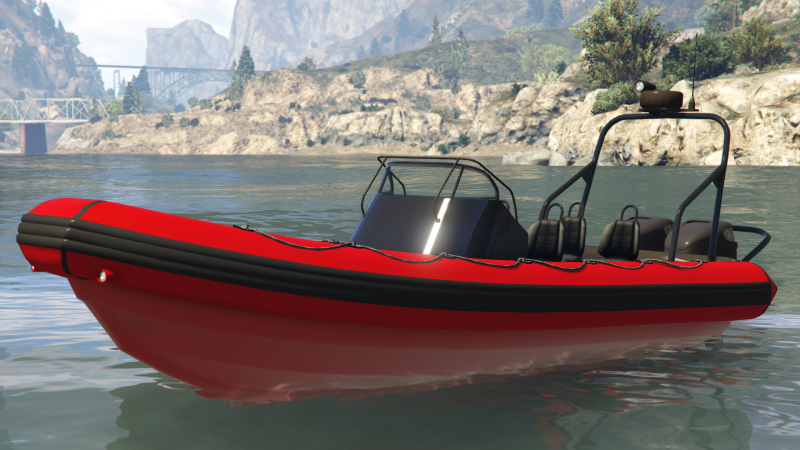 Лодка Dinghy GTA 5