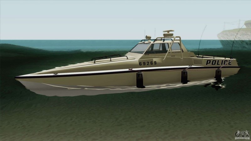GTA 5 Police Predator катер
