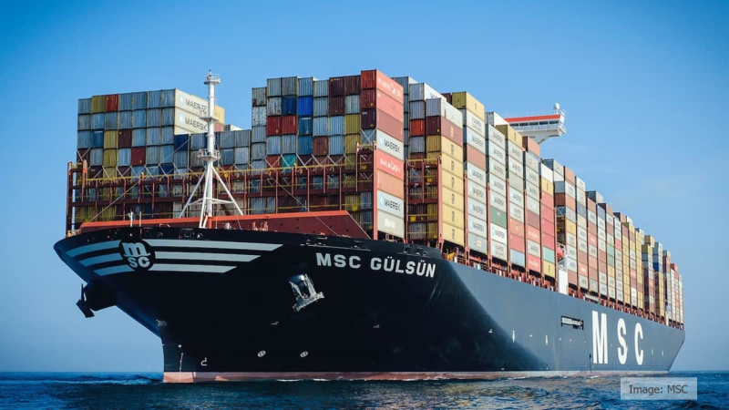 Контейнеровоз MSC Gülsün