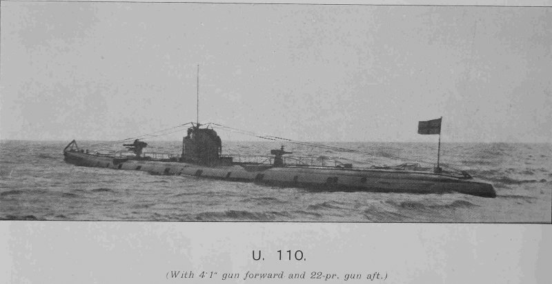 Немецкая подводная лодка u110