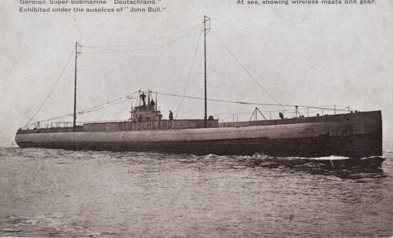 Лодка u-155 Deutschland
