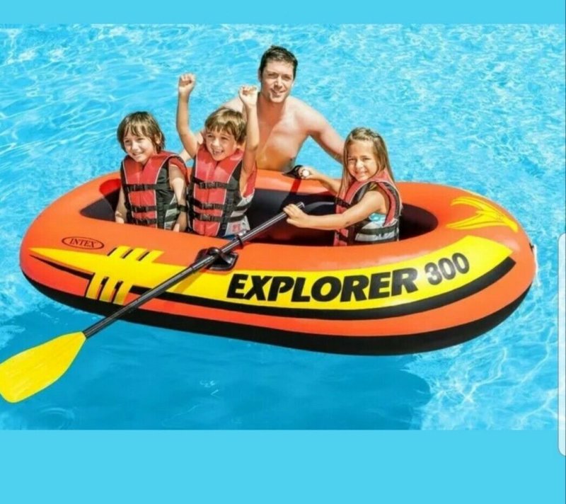Надувная лодка Intex Explorer-300 Set