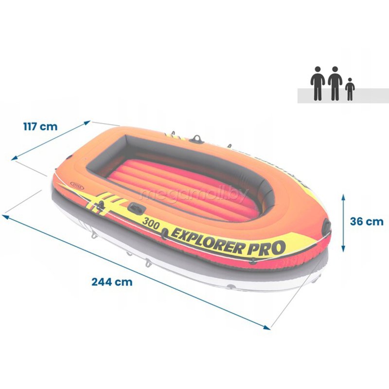 Надувная лодка Intex Explorer Pro 50 58354