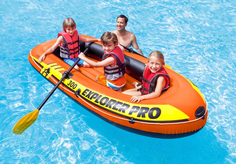 Надувная лодка Intex Explorer-300 Set