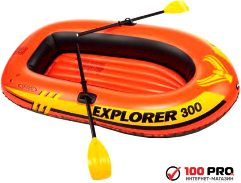 Надувная лодка Intex Explorer-Pro 300 Set