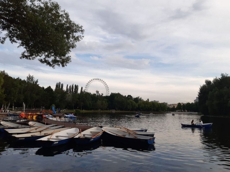 Измайловский парк Москва Лодочная станция