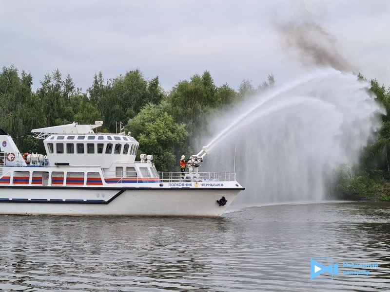 Пожарный корабль ракета СПБ