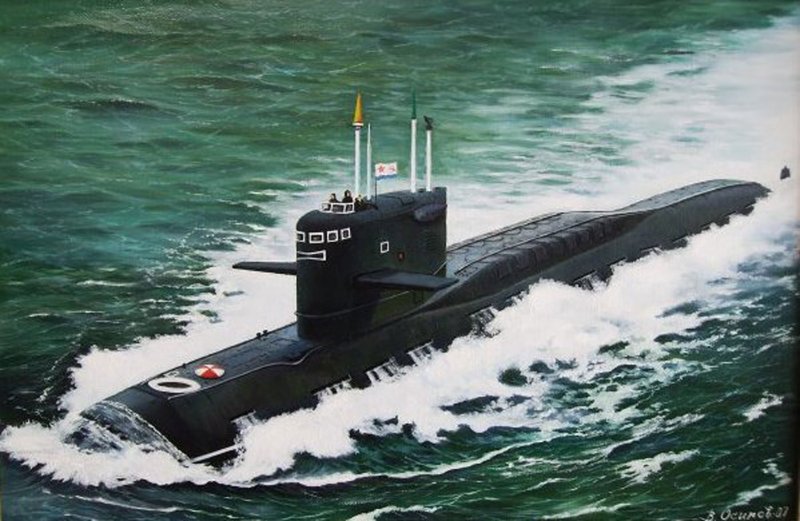 Подводная лодка 667а навага