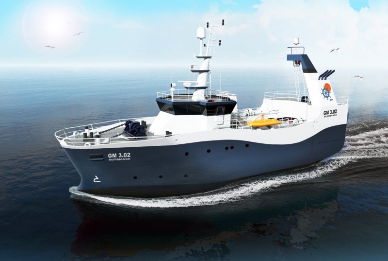 Самоходный морской траулер проекта GM 3.02