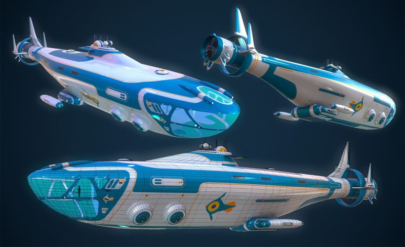 Subnautica субмарина Драконис