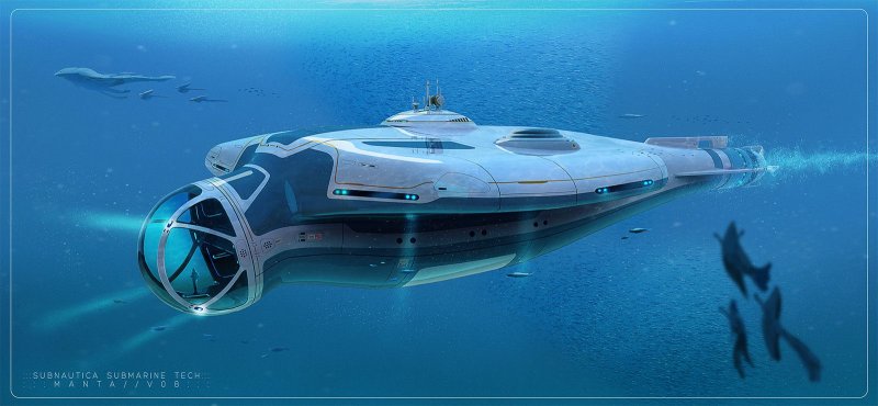 Subnautica субмарина Драконис