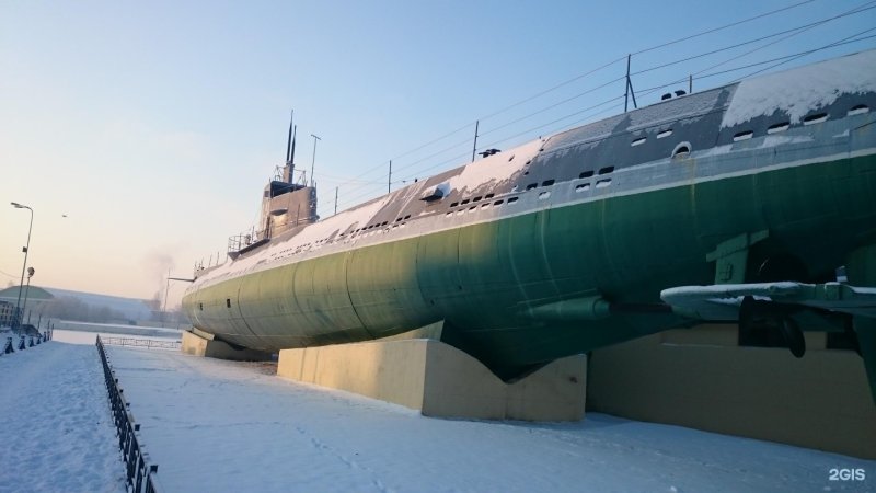 Музей «подводная лодка б-440» зимой