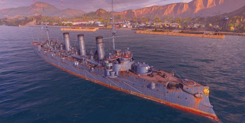 Крейсер богатырь World of Warships
